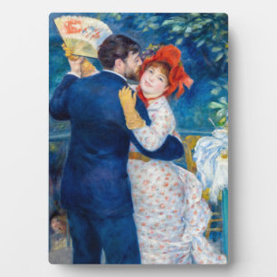 Placa Expositora Pierre-Auguste Renoir - Baile rural