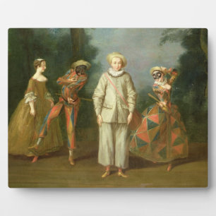 Placa Expositora Pierrot y Harlequin