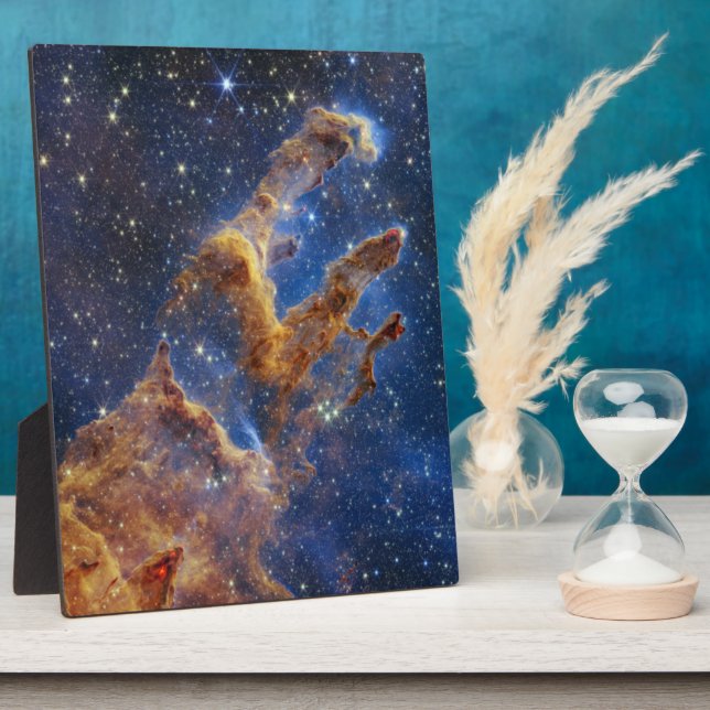 Placa Expositora Pilares de la creación Eagle Nebula Webb Telescopi (Lado)