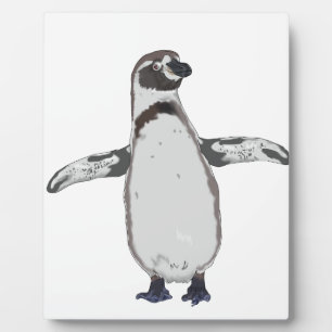 Placa Expositora Pingüino de dibujos animados