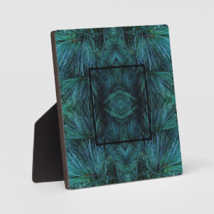 Placa Expositora Pinos Rústicos bosques de pinos verdes evergreen