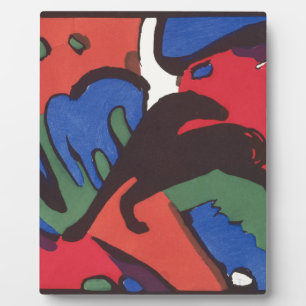 Placa Expositora Pintado Wassily Kandinsky Franz Marc Blue Rider