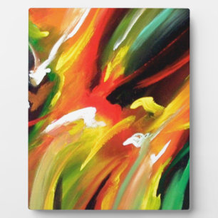 Placa Expositora Pintura abstracta de expresionismo
