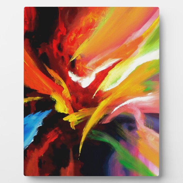 Placa Expositora Pintura abstracta de Serdar Hizli (Frente)