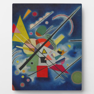 Placa Expositora Pintura azul de Kandinsky