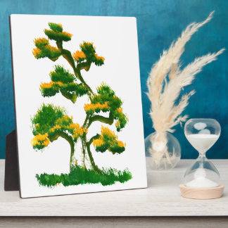 Placa Expositora Pintura de árbol por elefante
