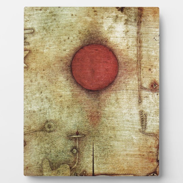 Placa Expositora Pintura de Paul Klee Ad Marginem (Frente)