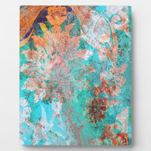 Placa Expositora Pintura floral