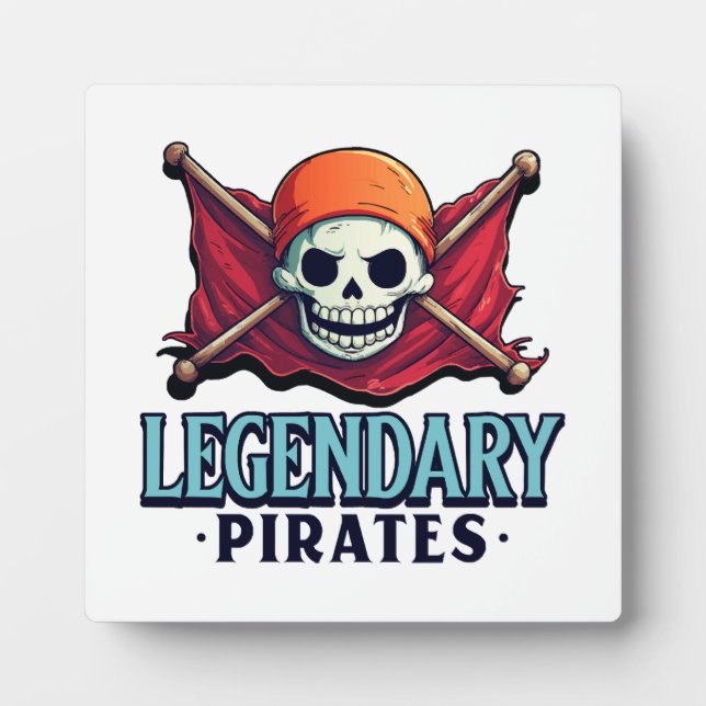 Placa Expositora Piratas legendarios (Frente)