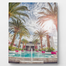 Placa Expositora Piscina Hotel Piscina Vacaciones De Verano