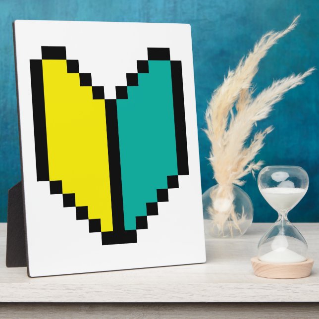 Placa Expositora Pixel Wakaba de 8 bits/Marca Shoshinsha (Lado)