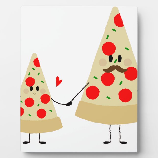 Placa Expositora pizza del día del padre (Frente)