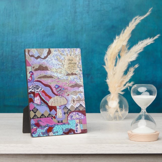 Placa Expositora Plaga, arte con stand, arte a bordo, plaga y cabal (Lado)