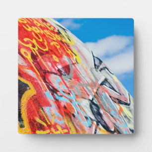 Placa Expositora planeta graffiti