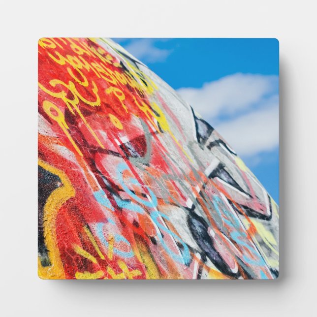 Placa Expositora planeta graffiti (Frente)
