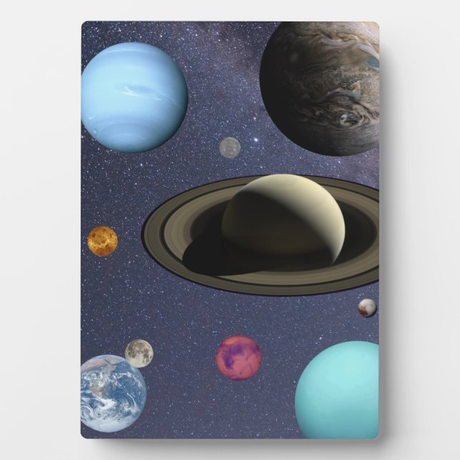 Placa Expositora Planetas del sistema solar (Frente)