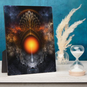 Placa Expositora Plano de arte fractal Dream Orb Fractal