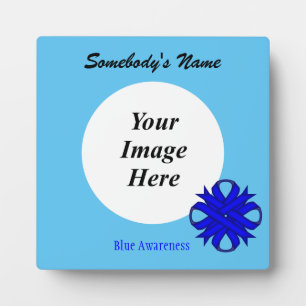 Placa Expositora Plantilla de Cinta de Clover Azul por Kenneth Yonc