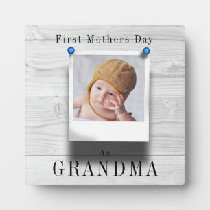 Placa Expositora Plantilla de fotografía de la abuela Nana First Gr