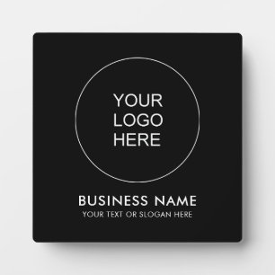 Placa Expositora Plantilla de logotipo comercial Personalizado eleg