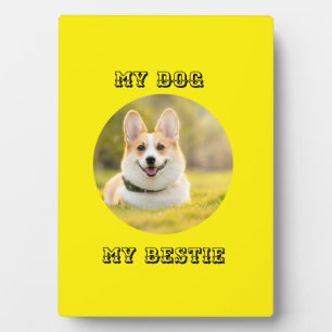 Placa Expositora Plantilla fotográfica personalizada para mi perro