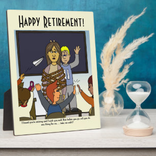 Placa Expositora Plaque amarillo pálido de retiro