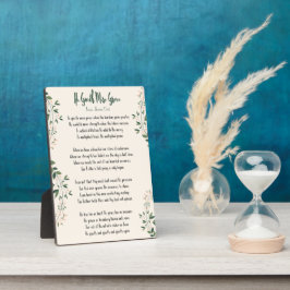 Placa Expositora Plaque Annie Johnson Flint - Él da más gracia