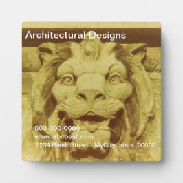 Placa Expositora Plaque - Cabeza de León