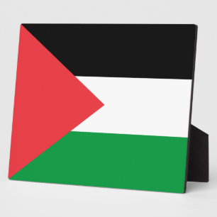 Placa Expositora Plaque con bandera de Palestina