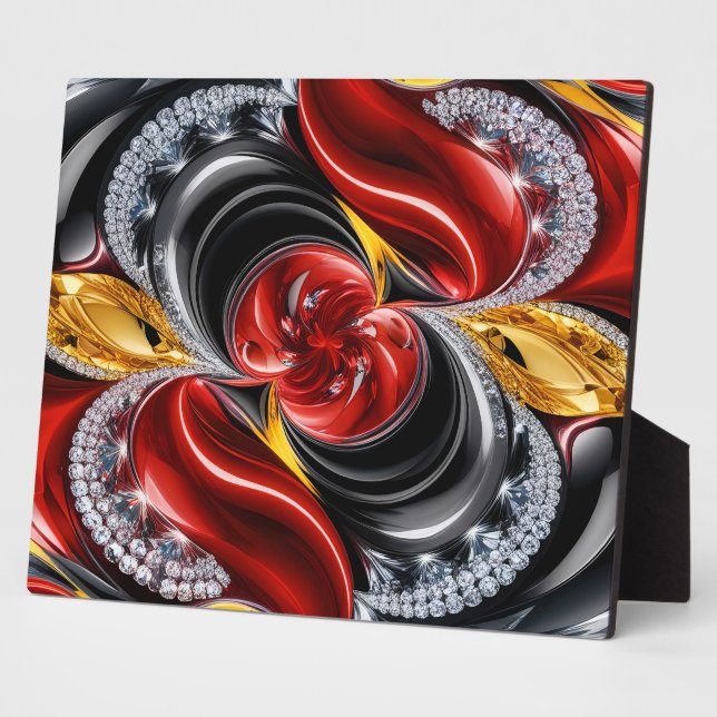 Placa Expositora Plaque con colores alemanes diseño moderno (Lado)