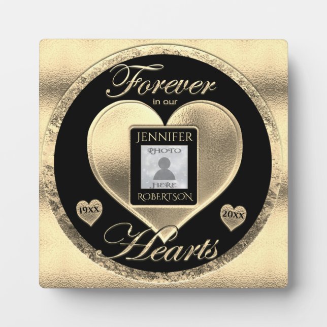 Placa Expositora Plaque conmemorativo de oro (Frente)