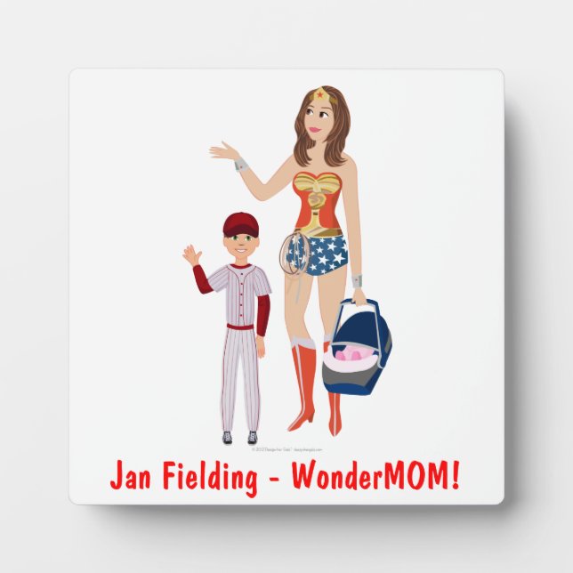 Placa Expositora Plaque cuadrado DHG (Frente)