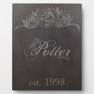 Placa Expositora Plaque de aniversario de Chalkboard