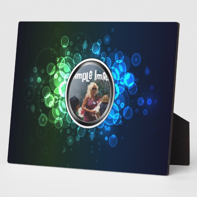 Placa Expositora Plaque de Arte Bokeh (Lado)