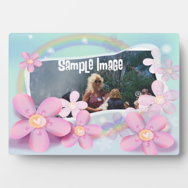 Placa Expositora Plaque de arte Dreamy Floral Pastel (Frente)
