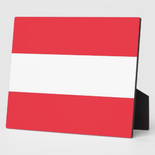 Placa Expositora Plaque de bandera austriaca