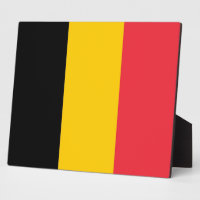 Plaque de bandera belga