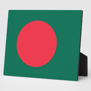 Placa Expositora Plaque de Bandera de Bangladesh