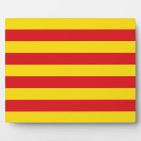 Plaque de bandera de Cataluña