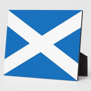 Placa Expositora Plaque de bandera de Escocia