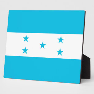 Placa Expositora Plaque de bandera de Honduras