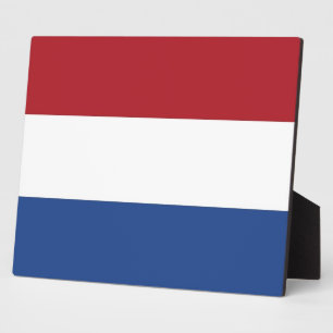 Placa Expositora Plaque de bandera de los Países Bajos