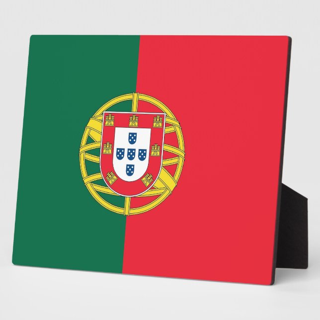 Placa Expositora Plaque de bandera de Portugal (Lado)