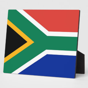 Placa Expositora Plaque de Bandera de Sudáfrica