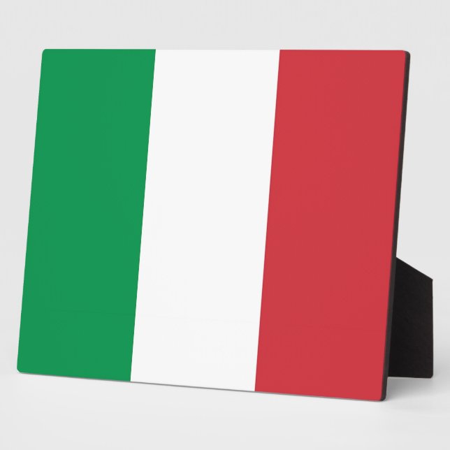 Placa Expositora Plaque de bandera italiana (Lado)