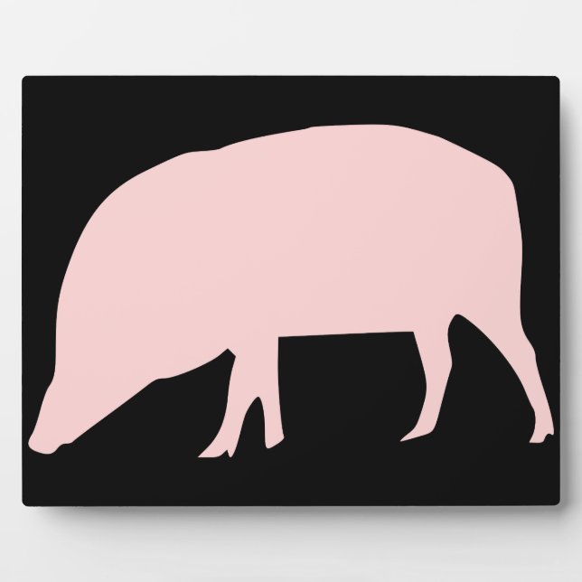 Placa Expositora Plaque de cerdo rosa (Frente)