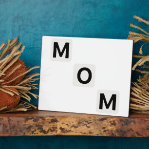 Placa Expositora Plaque de Collage de fotos del Día de la Madre