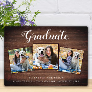 Placa Expositora Plaque de Collage de fotos Rústico Personalizado d