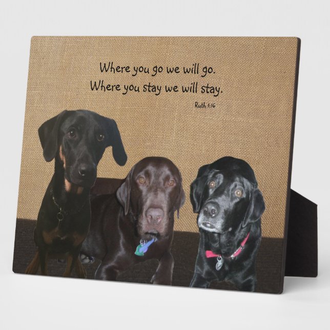 Placa Expositora Plaque de Dog Lover (Lado)