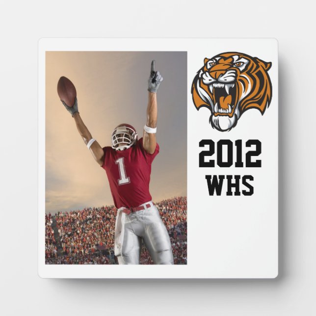 Placa Expositora Plaque de fotos de fútbol - SRF (Frente)